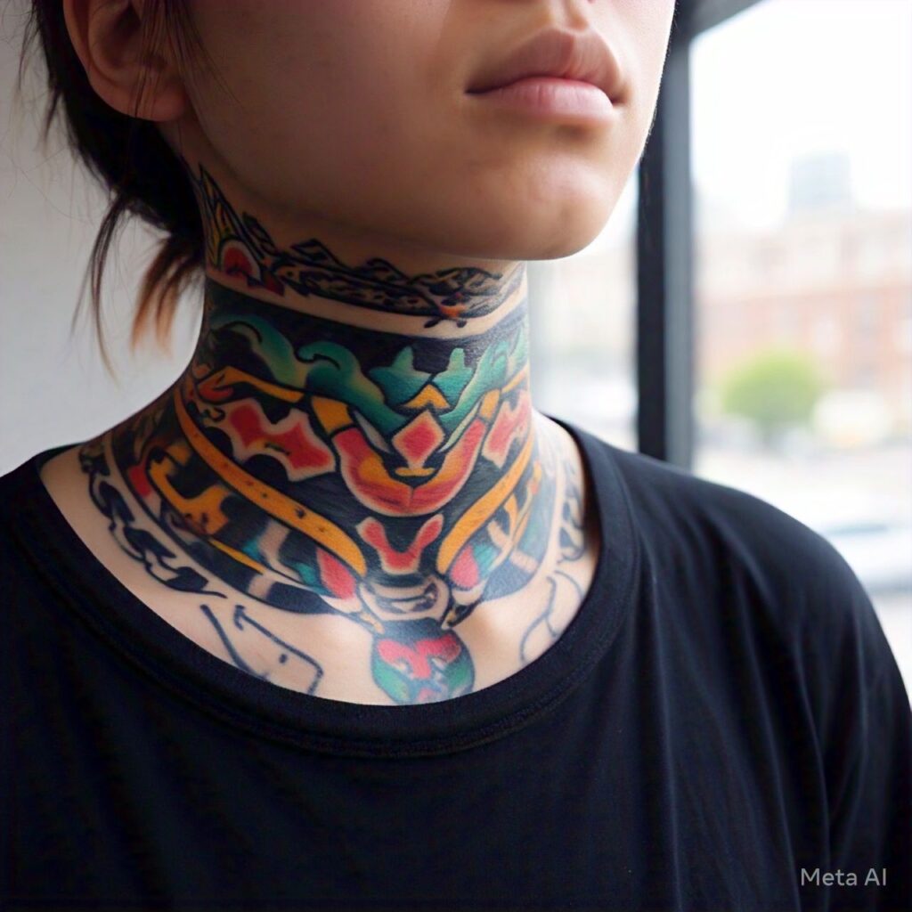 Neck Tattoo