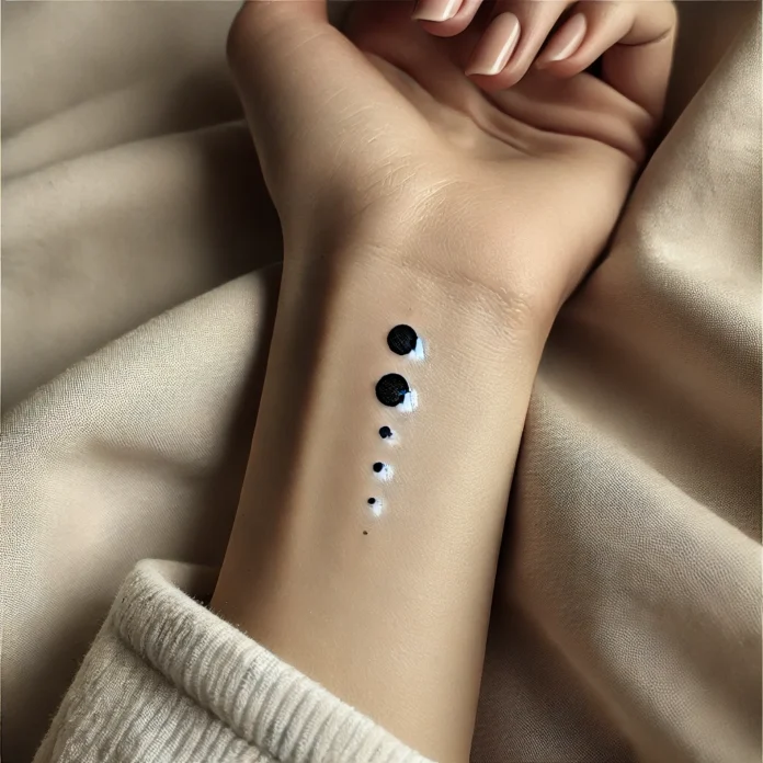 Meaning of the Three Dots Tattoo